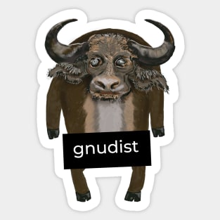 Gnudist Sticker